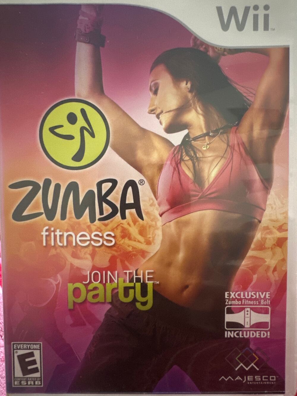 Nintendo Wii video Game, Zumba Fitness Join the Party with instruction booklet